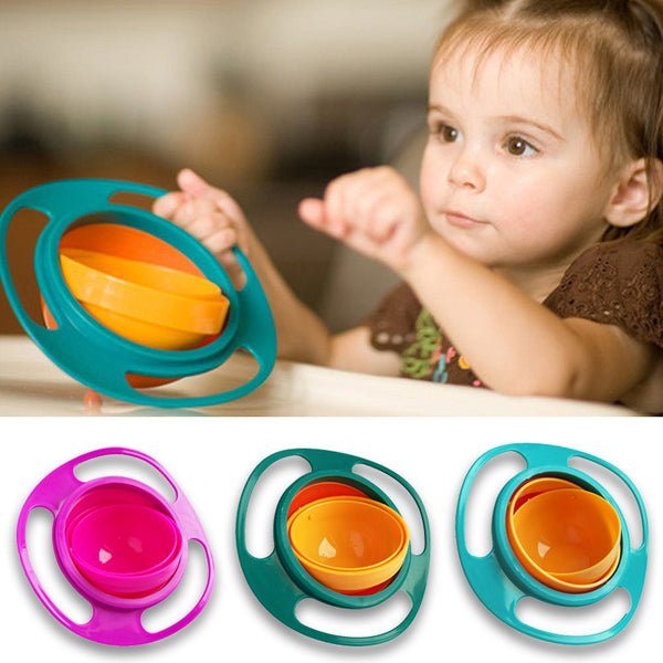 360° Spill-Proof Rotating Bowl